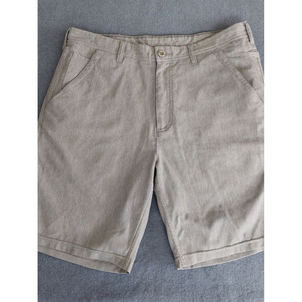 Weekender Casual Life Men’s Performance Stretch Shorts Size 34 Beige Khaki